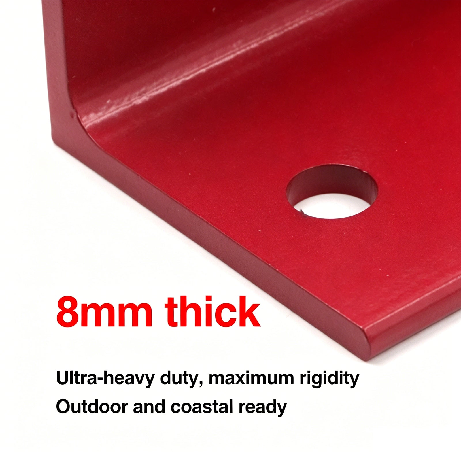 Heavy Duty Builders Angle Bracket 8mm Thickness