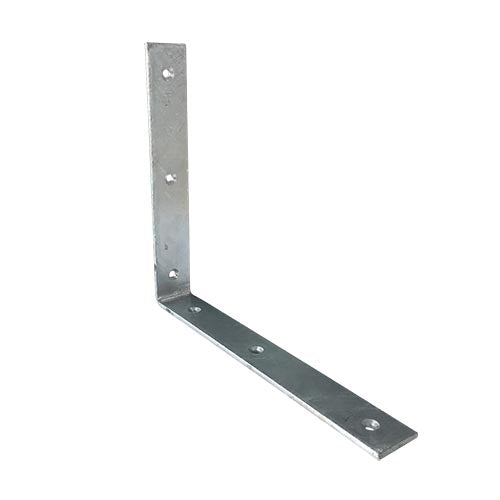 Builders Angle Bracket Hdg 5mm Thickness M6 Holes, Multiple Sizes