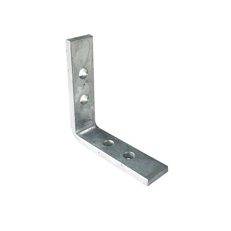 Builders Angle Bracket HDG 5mm Thickness M6 Holes, Multiple Sizes