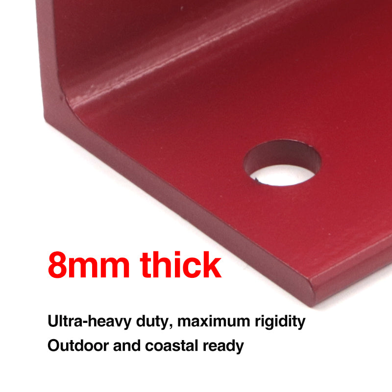 Heavy Duty Builders Angle Bracket 8mm Thickness