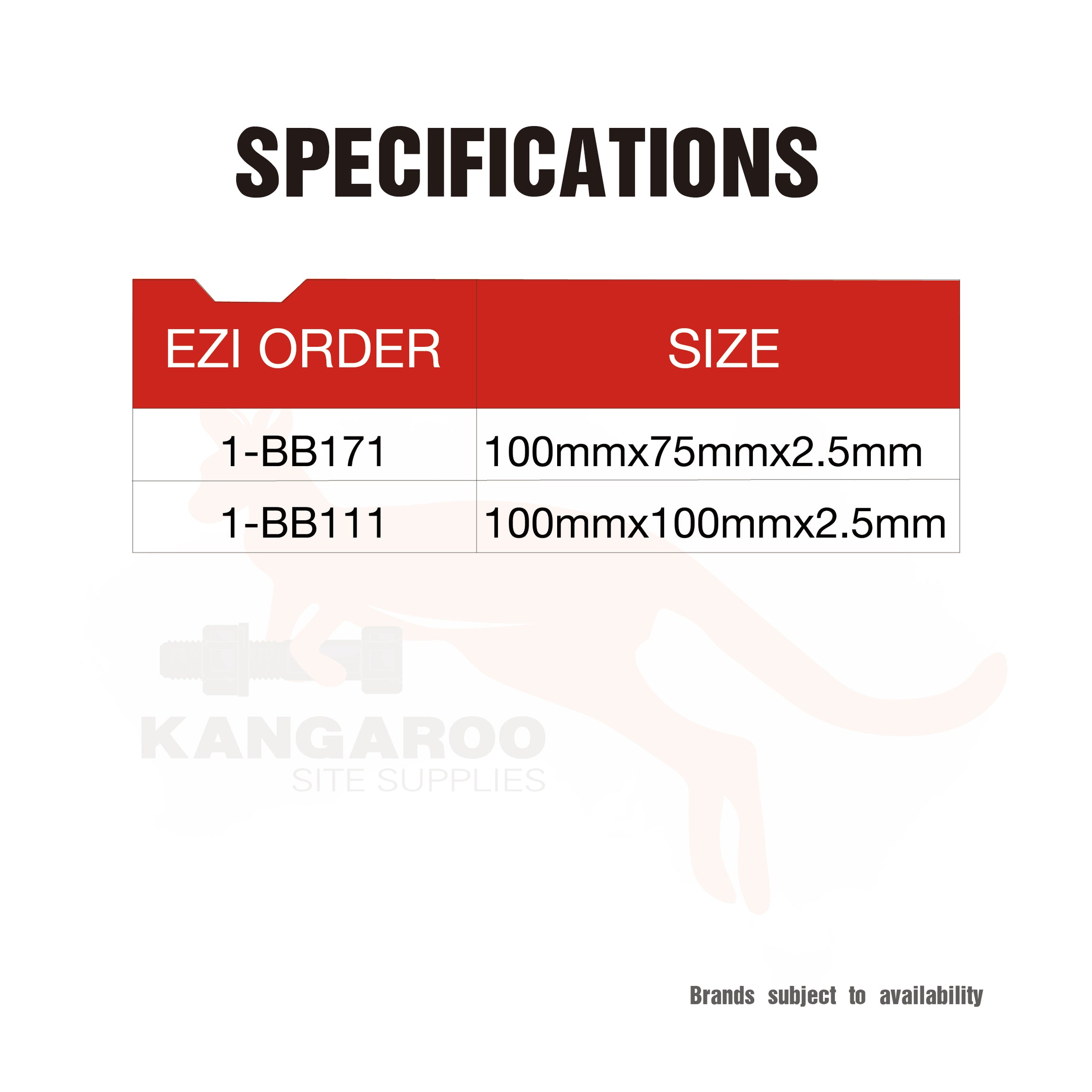 Broad Butt Hinge Fp Primecoat, 2 Sizes