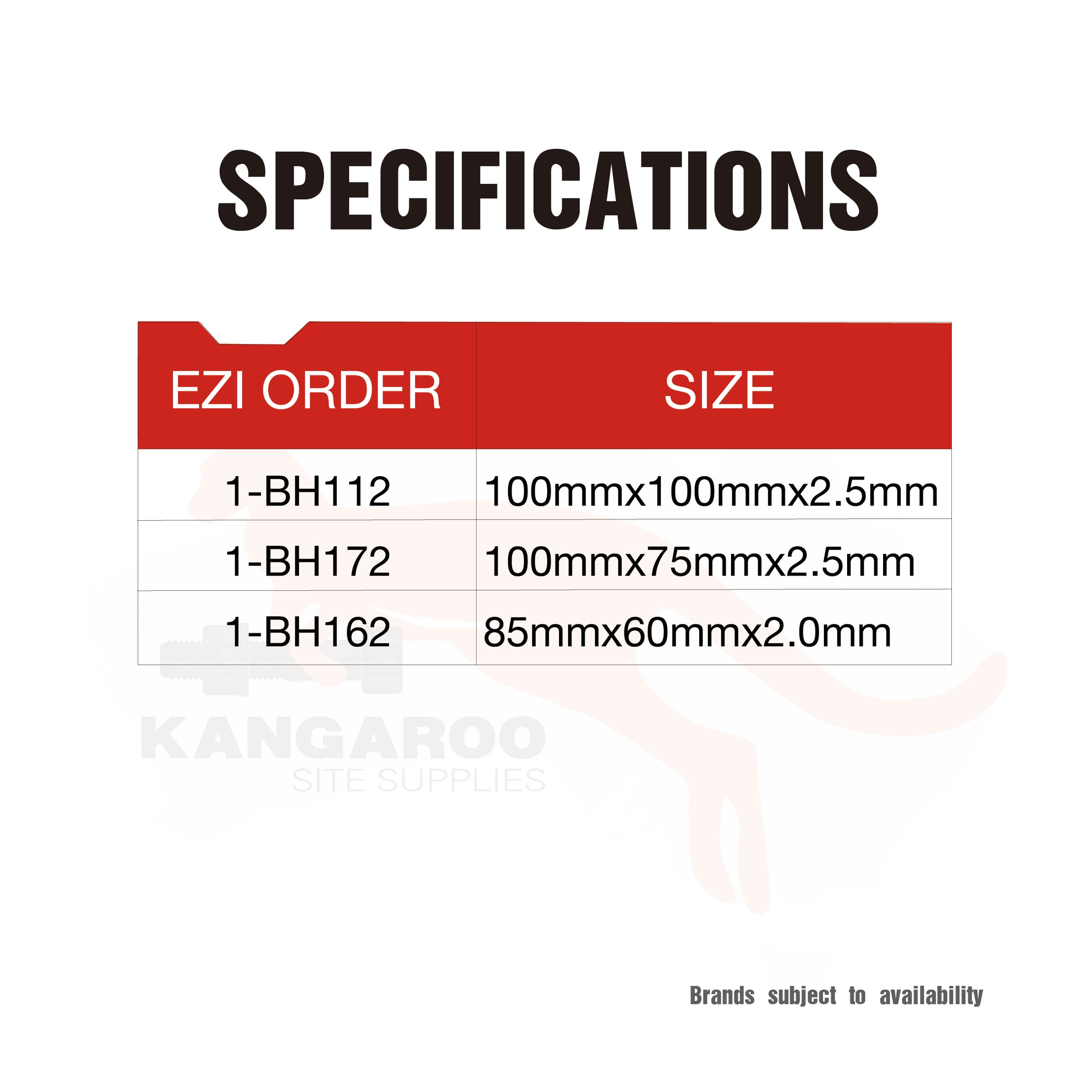 Butt Fp Sat SS304 (Arch), Multiple Sizes