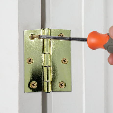 Butt Fp Brass Plated 85x60x1.6mm or 100x75x1.6mm