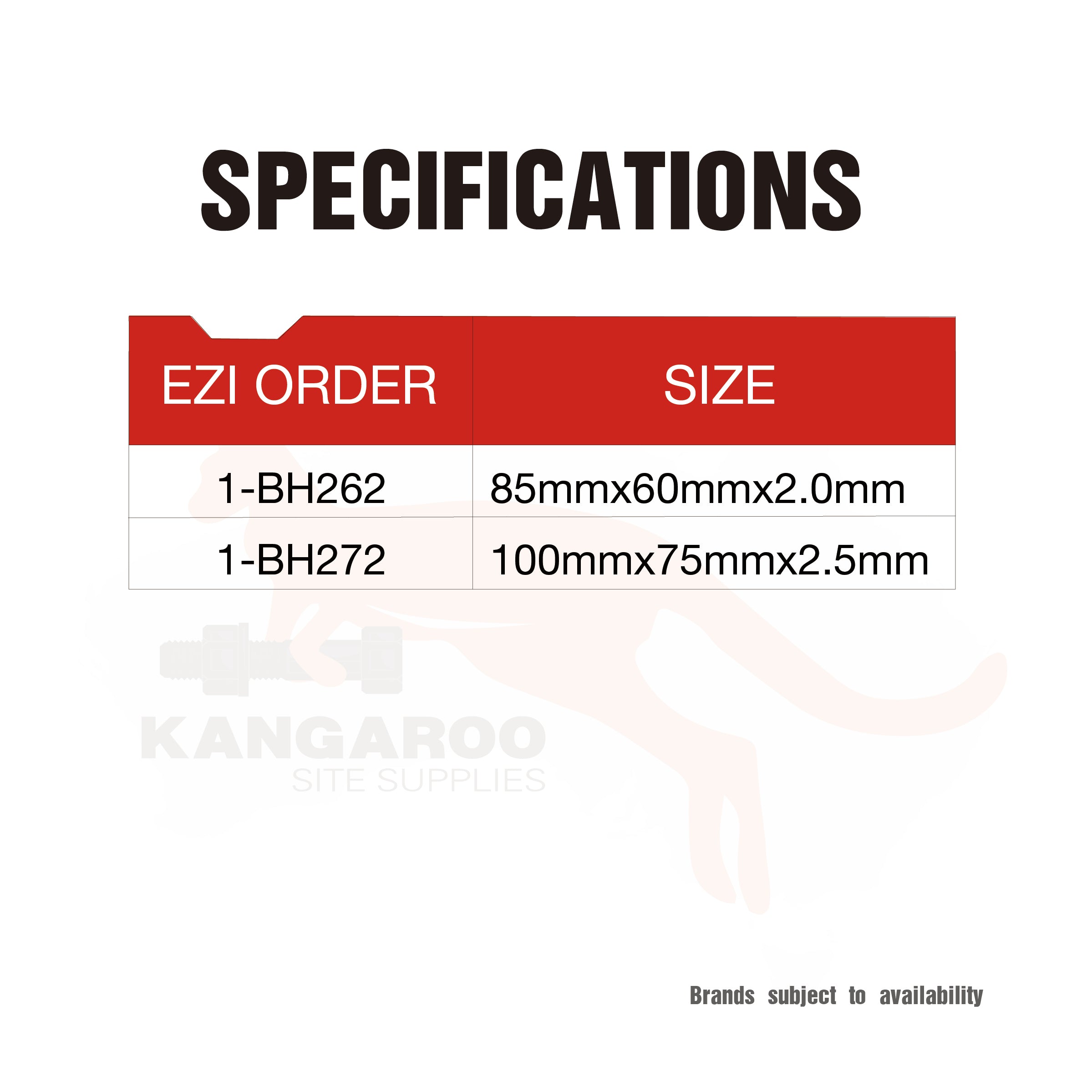 Butt Lp Sat Chrome (Arch) 85x60x2mm or 100x75x2.5mm