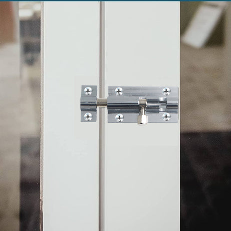 Bolt Barrel Solid Brass Chrome Plated Cd1, 50mm/75mm/100mm