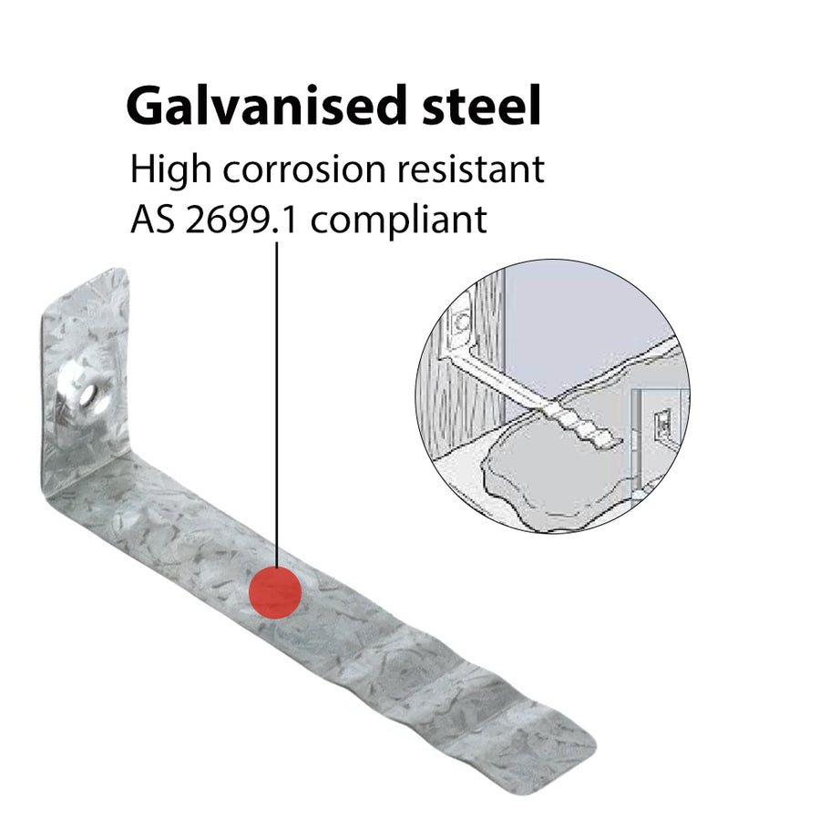 Brick Tie Face Fix (Without Nails) Galv Box150