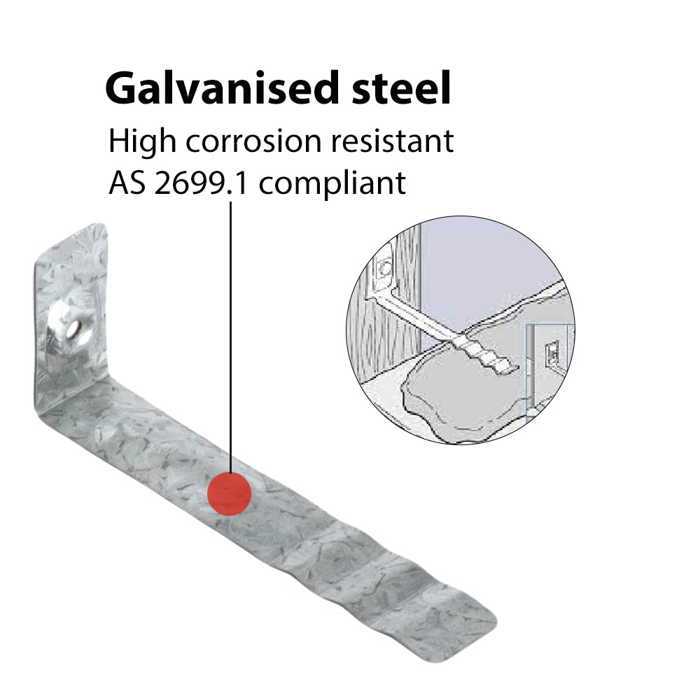Brick Tie Face Fix (Without Nails) Galv Box150