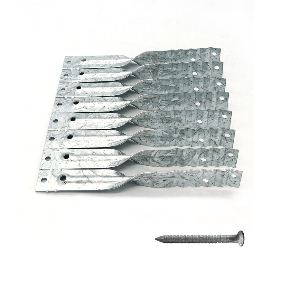 Brick Tie S.P. Veneer Tie Twisted With Nails Galv Box150