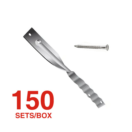 Brick Tie S.P. Veneer Tie Twisted (With Nails) S316 Box150