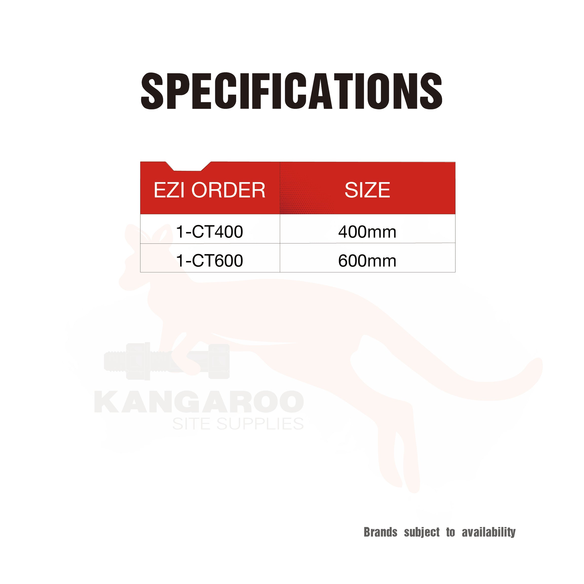 Cyclone Tie 400mm, 600mm