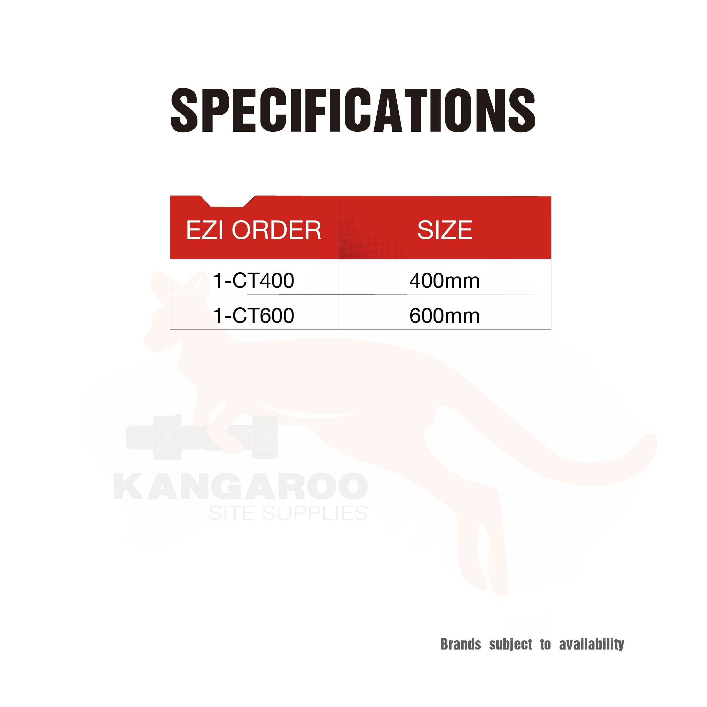 Cyclone Tie 400mm, 600mm