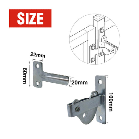 D-Latch & Striker Steel Zp Cd1