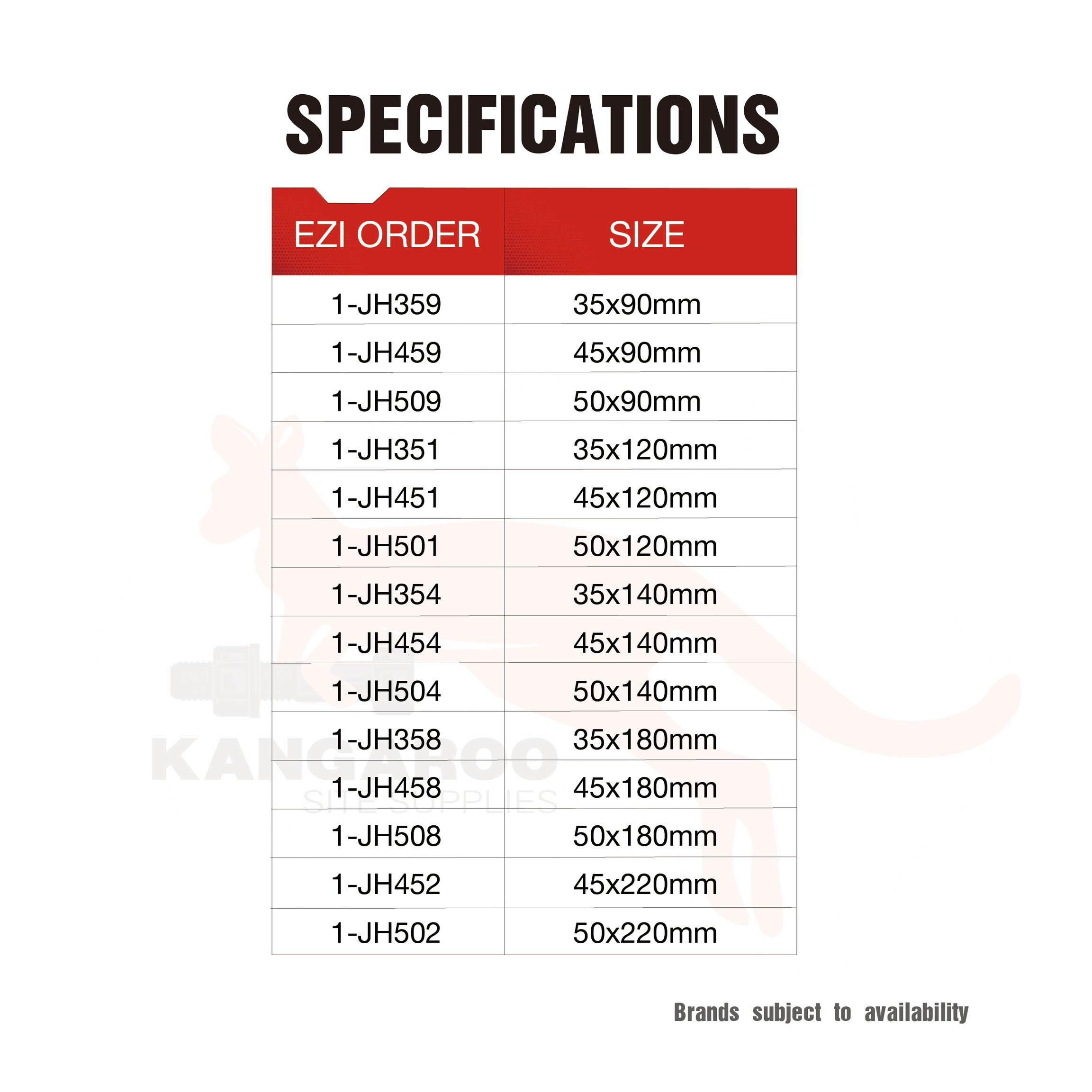 Joist Hanger, Multiple Sizes