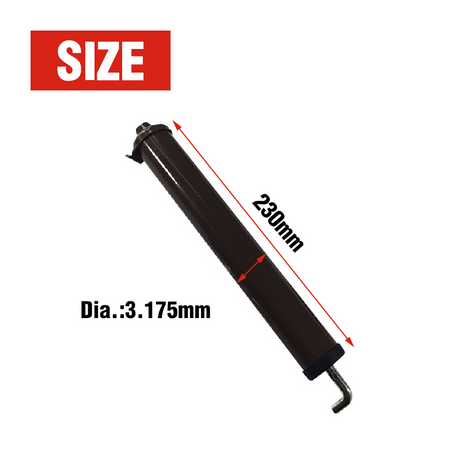 Screen Door Closer Pneumatic Black