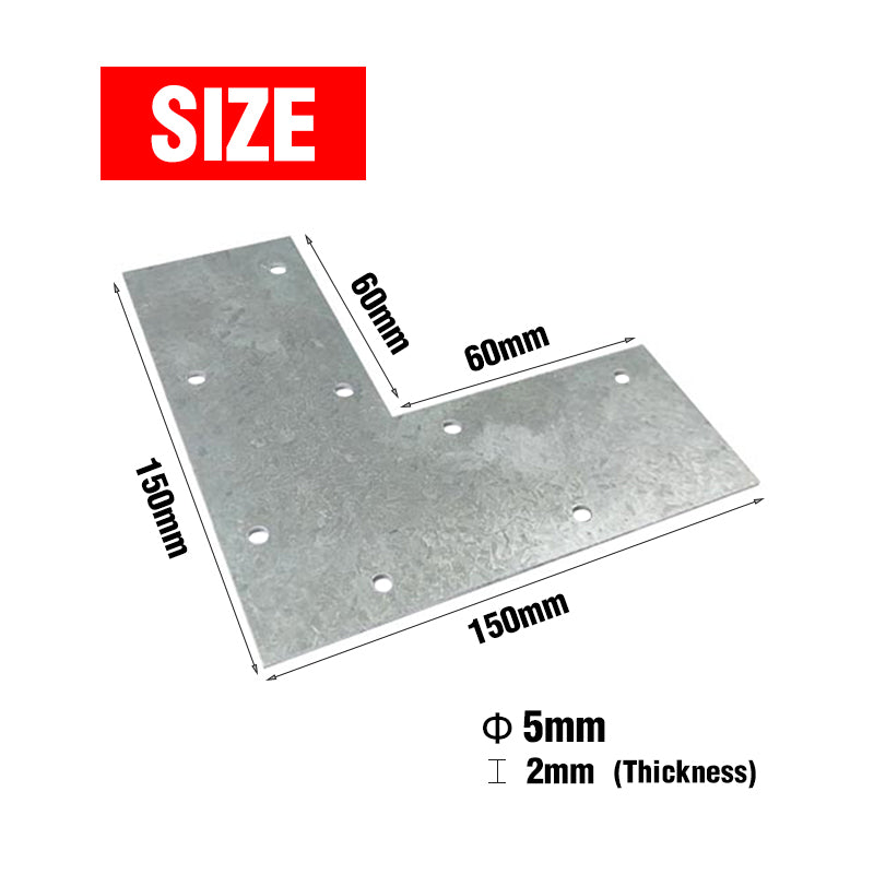 Plate Grip L 60x150x150x2mm