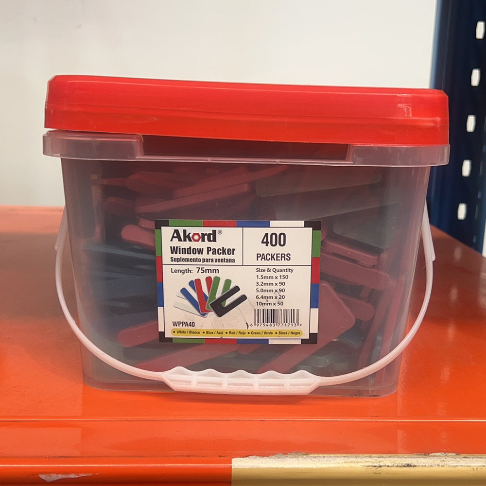 Plastic Packer 75mm Mixed Tub Pack400