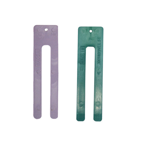 Plastic Packer 140mm Pack100, Green/Purple