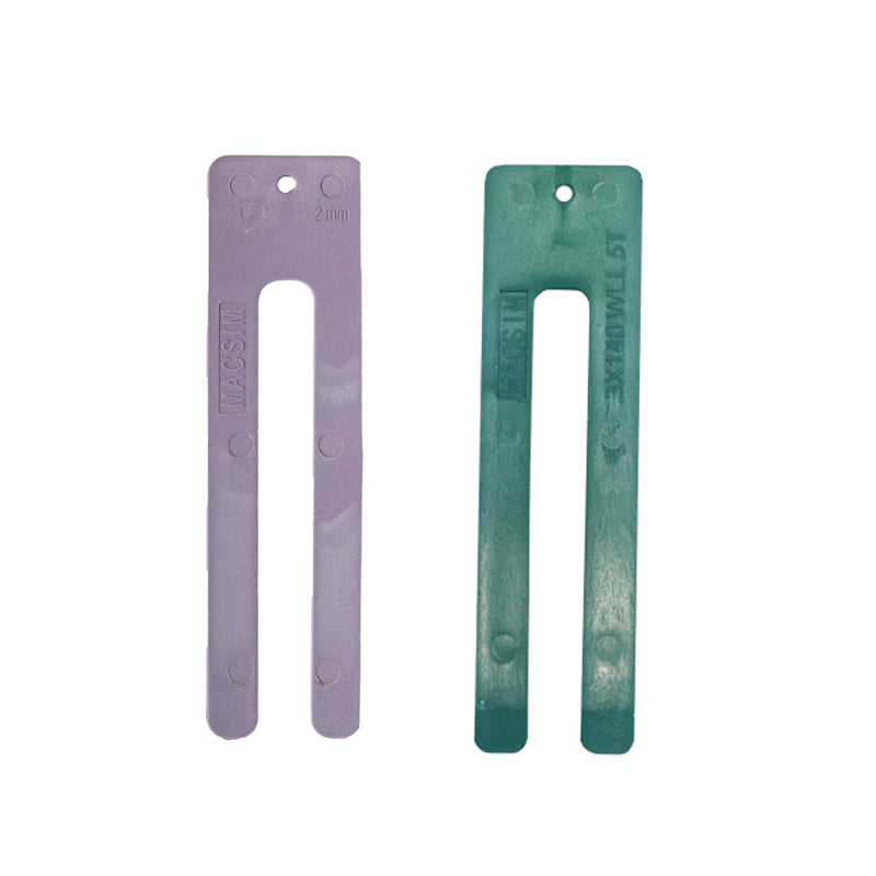 Plastic Packer 140mm Pack100, Green/Purple