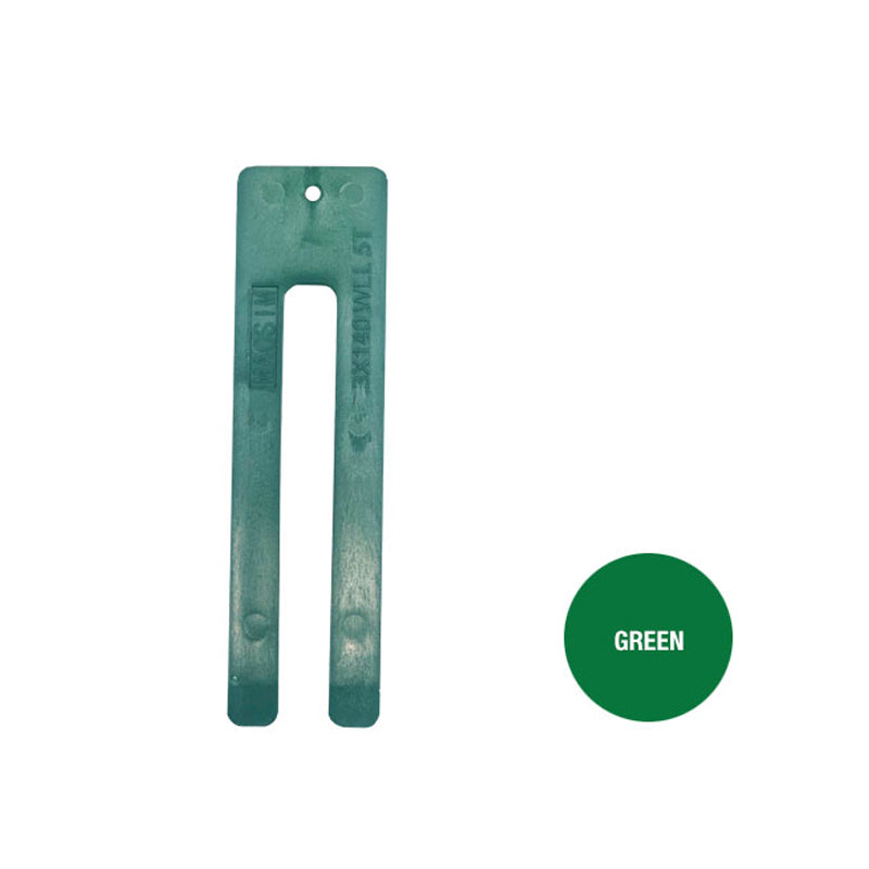 Plastic Packer 140mm Pack100, Green/Purple