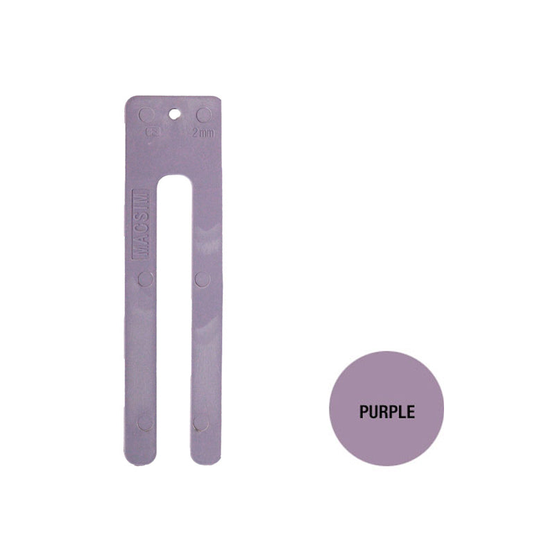 Plastic Packer 140mm Pack100, Green/Purple