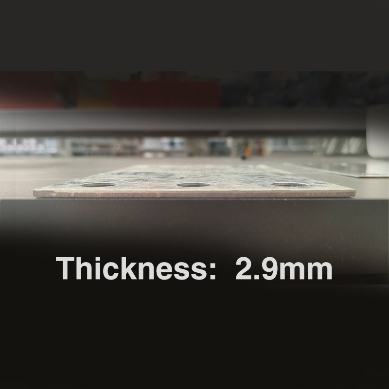 Steel Shim Plate Galv. 160x120x0.9mm, 160x120x2.9mm