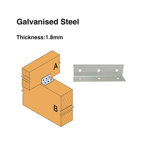 Reinforcing Bracket Gal 1.8mm Thickness