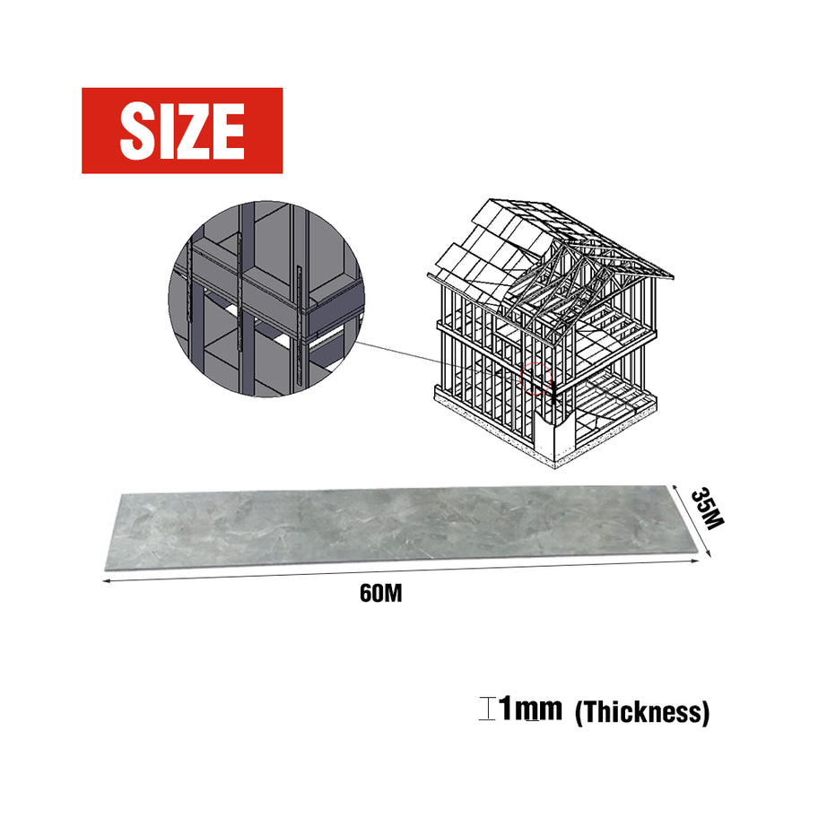 Strap Brace Unpunched 1.0mmx35mmx60m
