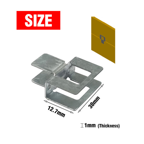 H Type 38x12.7x1.0mm