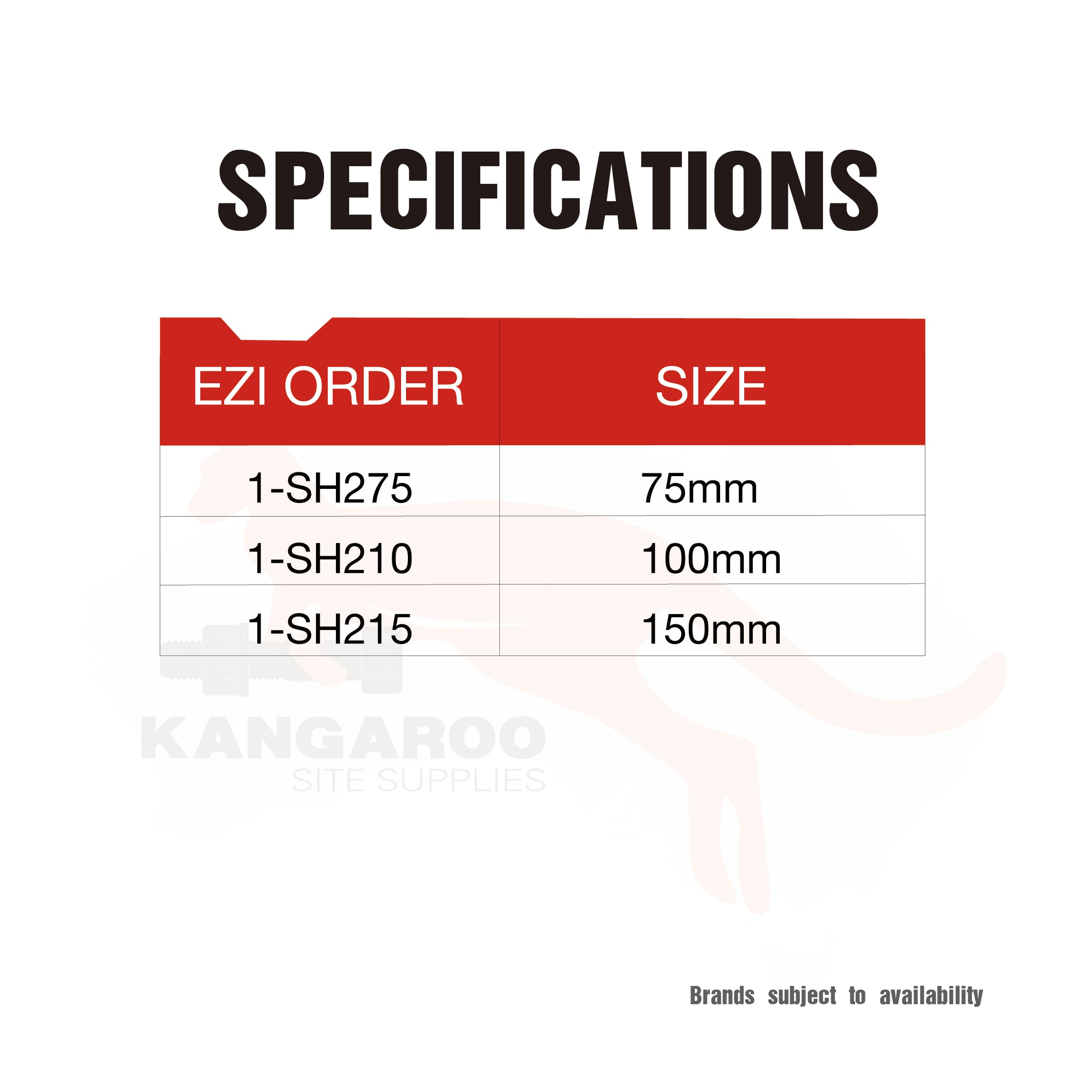 Strap Hinge Gal Cd2 75mm, 100mm, 150mm
