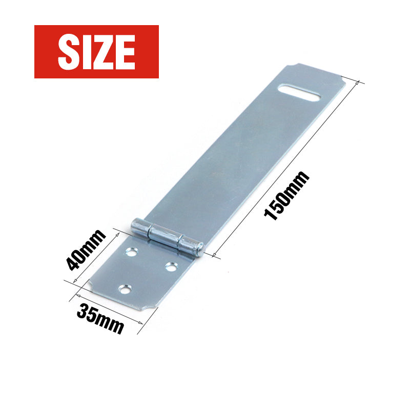 Hasp & Staple Safety Zp 150mm Cd1