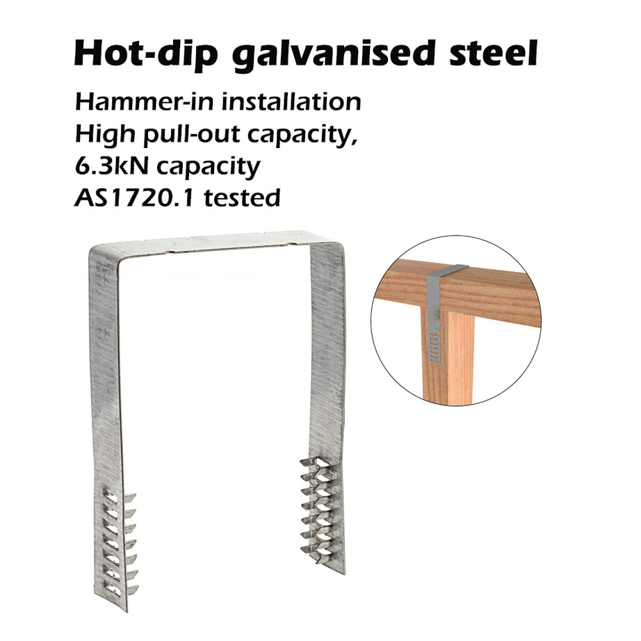 Stud Tie U Bent 90mm
