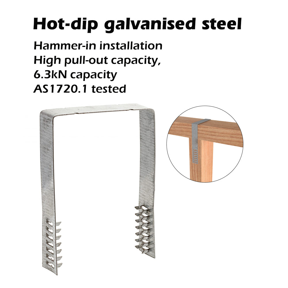 Stud Tie U Bent 90mm