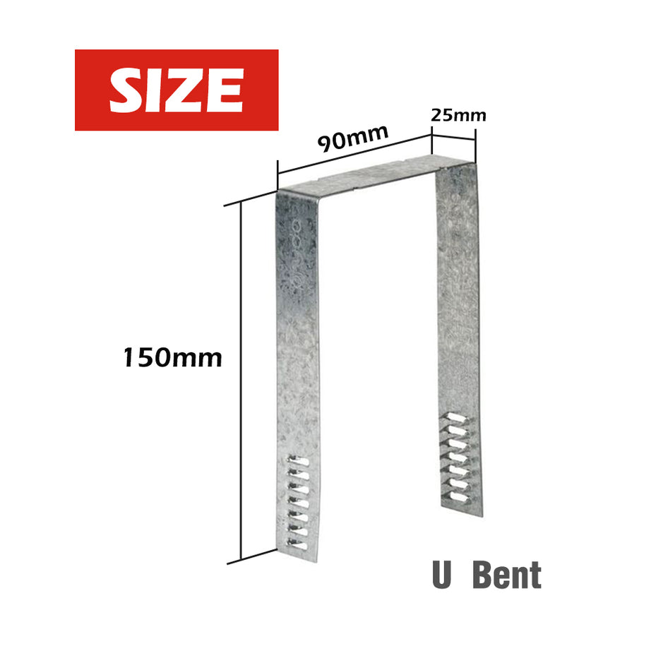 Stud Tie U Bent 90mm