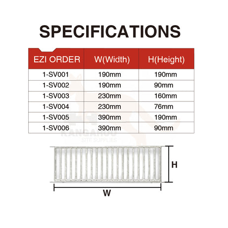 Sub Floor Vent