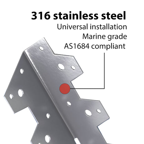 Universal Grip 100mm S/S316