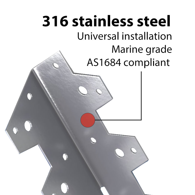 Universal Grip 100mm S/S316