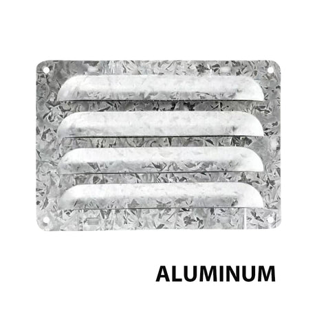 Wall Vent Flat Face Louvre Alum