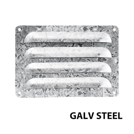 Wall Vent Flat Face Louvre Steel 230 x 160mm
