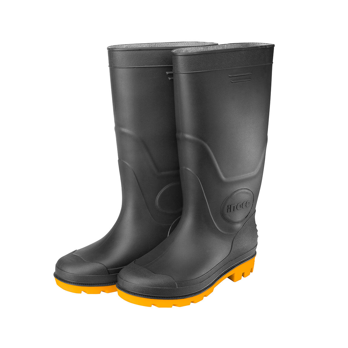 PVC Gumboots Black Multiple Sizes