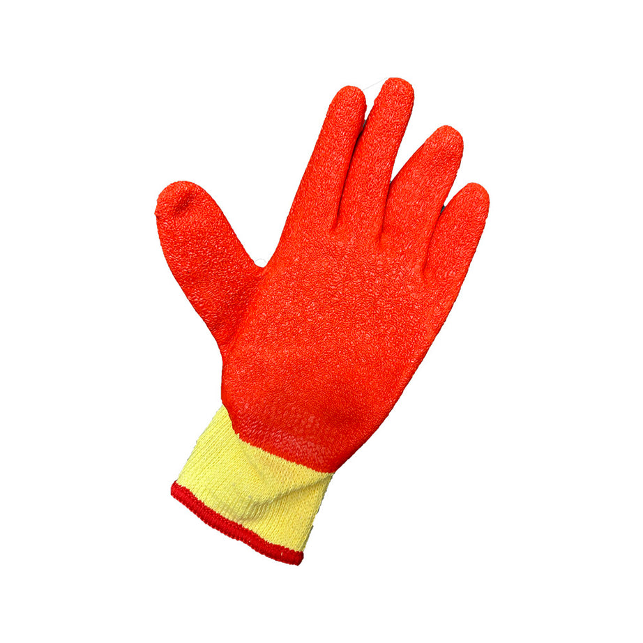 Gloves Latex Coated L Size, Pack 5pairs