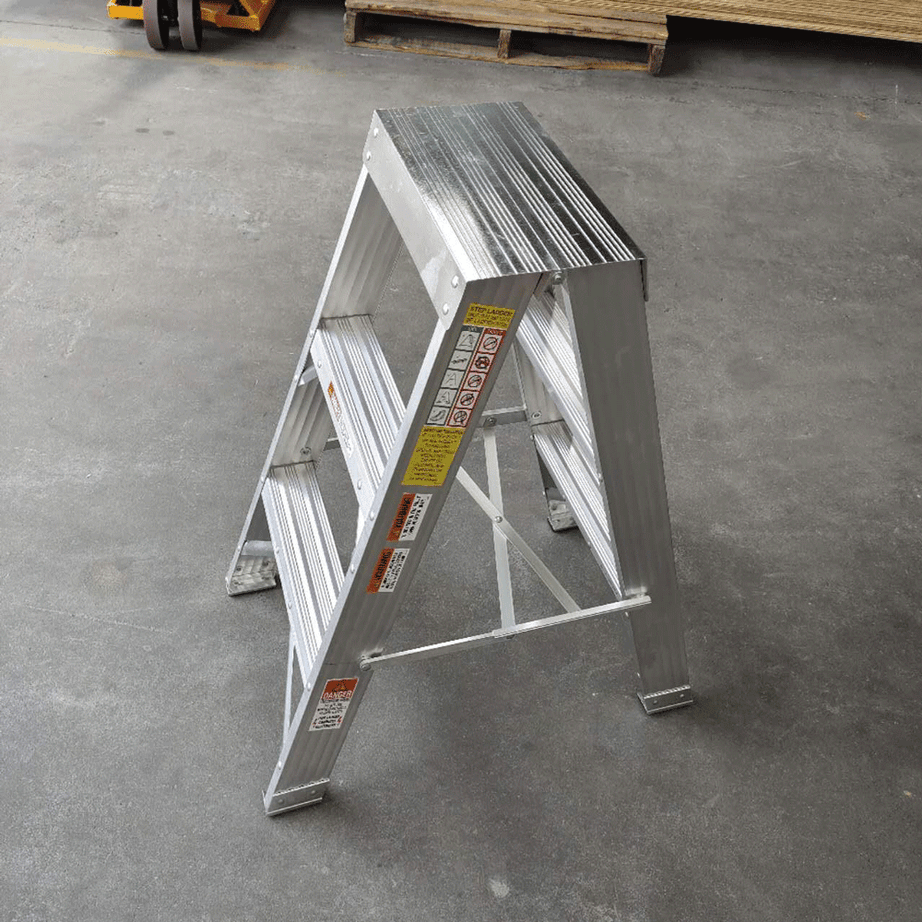 Jinmao Ladder 120Kg Double Sided Aluminium , Multiple Sizes