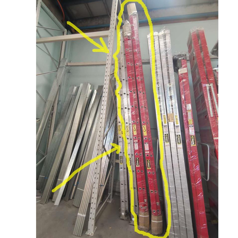 Jinmao Ladder Extension Fibreglass 150kg, 2 Sizes