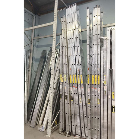 Jinmao Aluminum Ladder Single Builders Ladder 150kg, Multiple Sizes