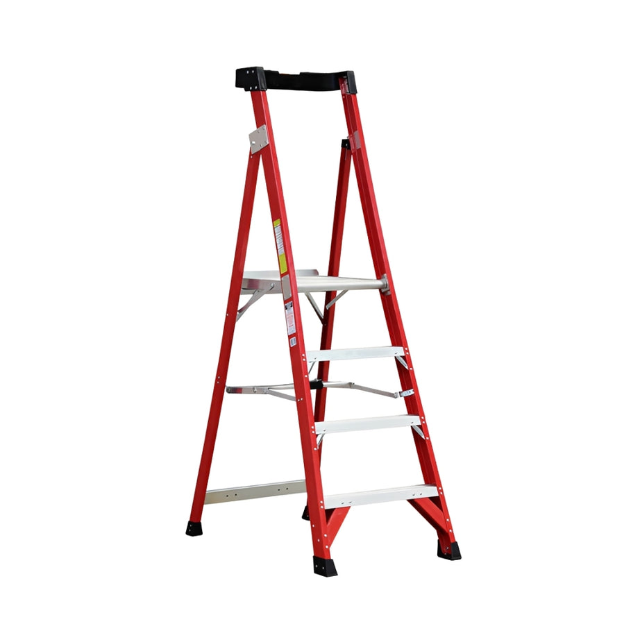 Jinmao 150kg Rated Fibreglass Platform Ladder
