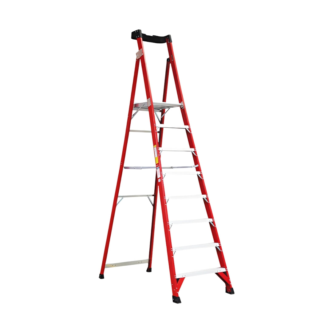 Jinmao 150kg Rated Fibreglass Platform Ladder
