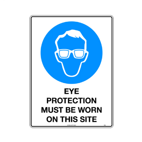 Safety Sign 400x600mm - Eye Protection