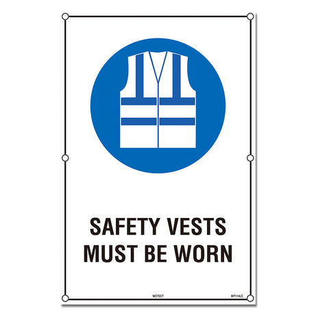Safety Sign 400x600mm - Safety Vests