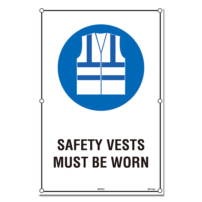 Safety Sign 400x600mm - Safety Vests