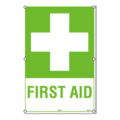 Safety Sign 400x600mm - First Aid Station