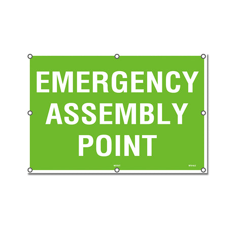 Safety Sign 400x600mm - Emergency Assembly Point